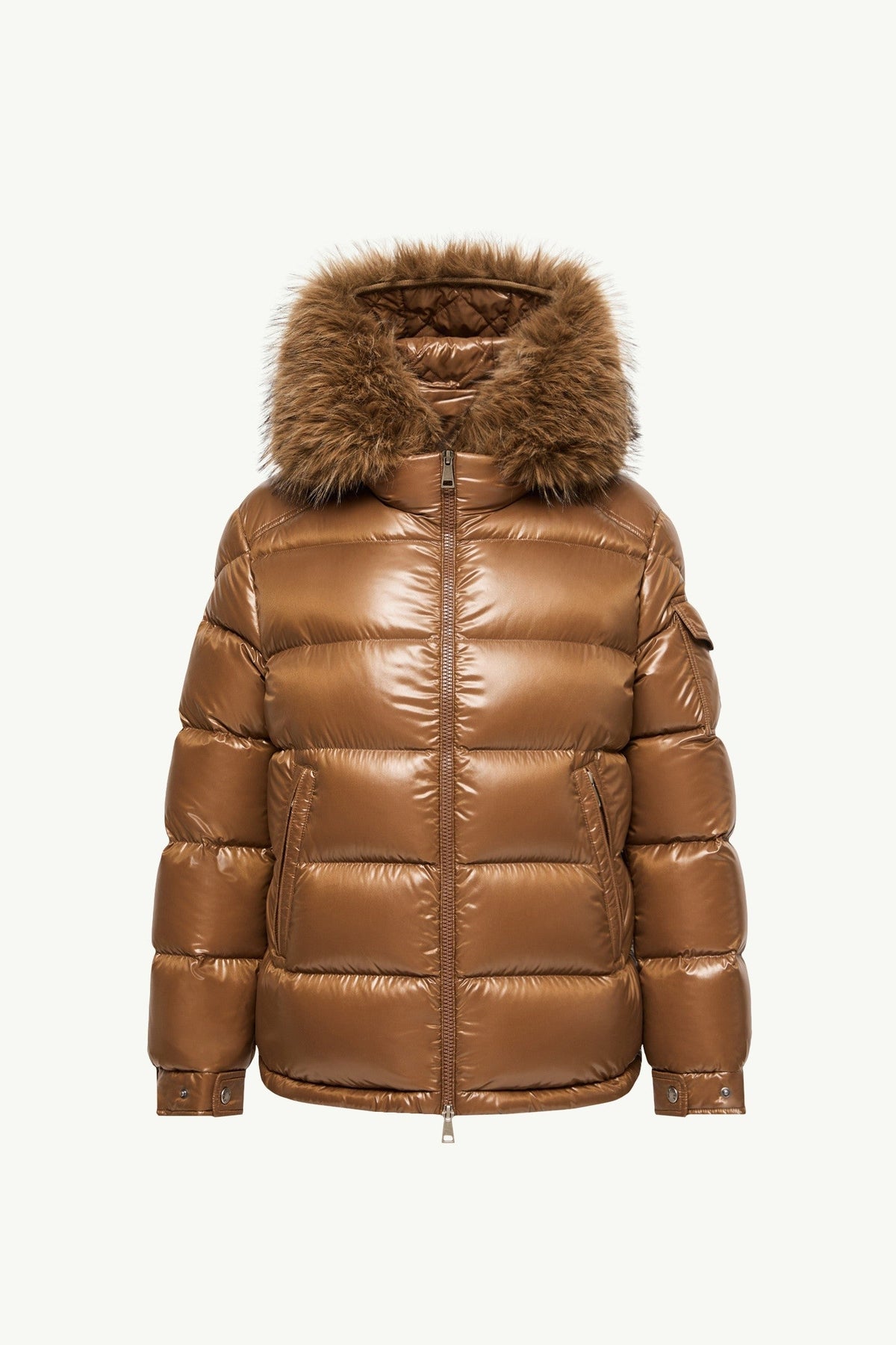 Doudoune courte Hypolais à capuche - Marron