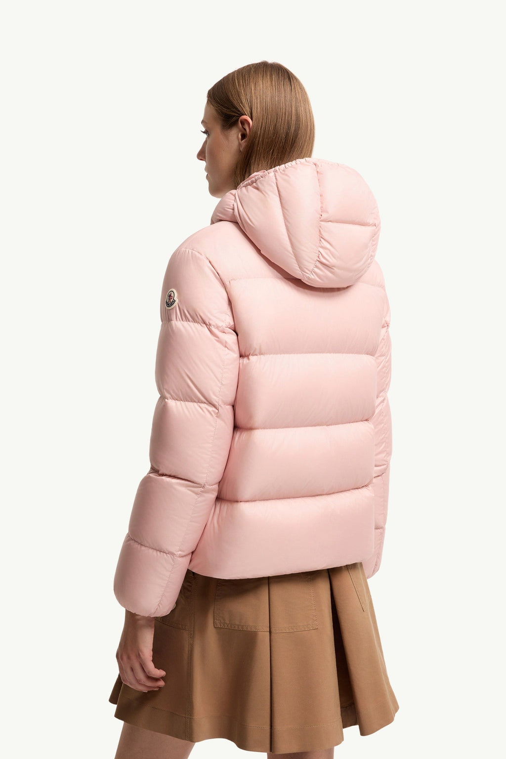 Doudoune courte à capuche Feligule - Rose