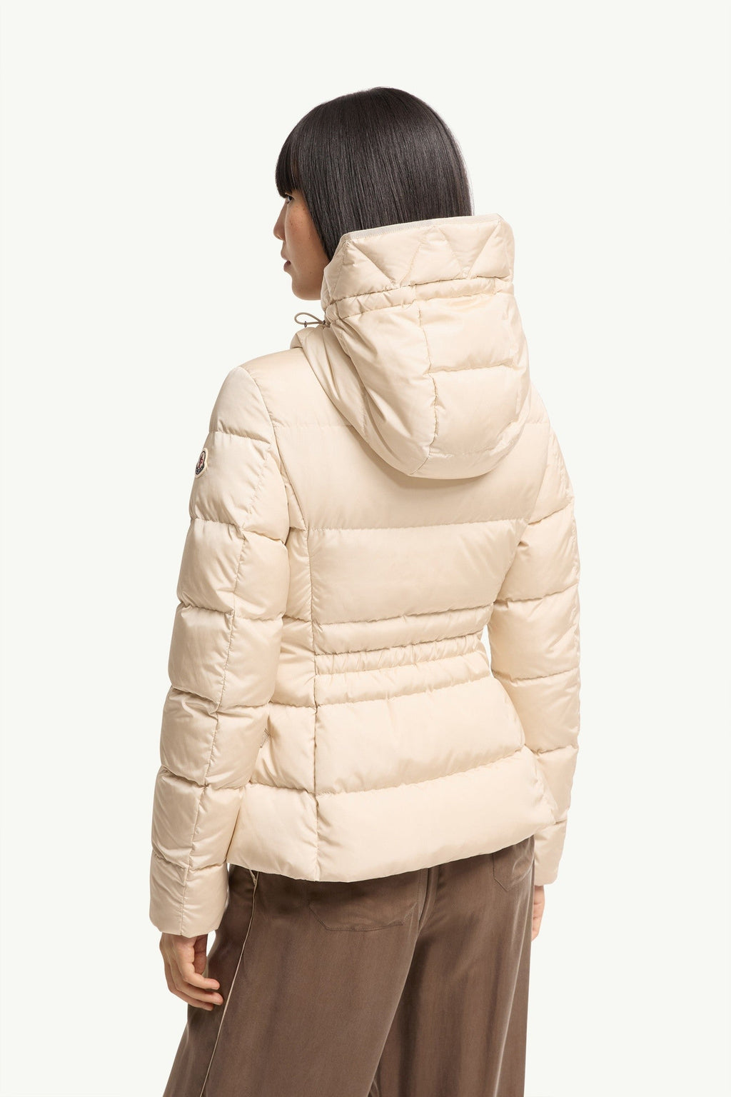 Doudoune courte à capuche Avoce - Beige