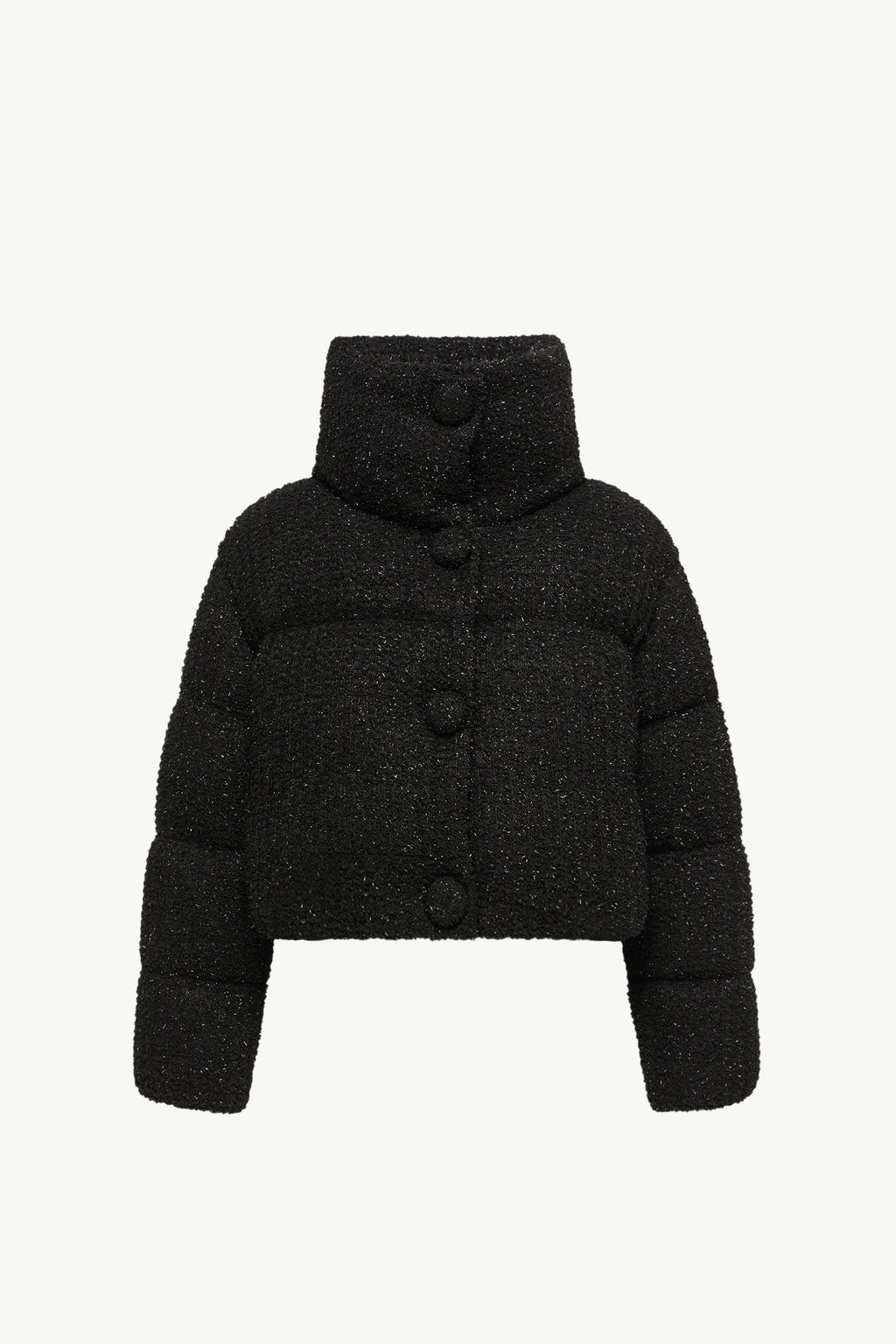 Doudoune courte en teddy Almée - Noir
