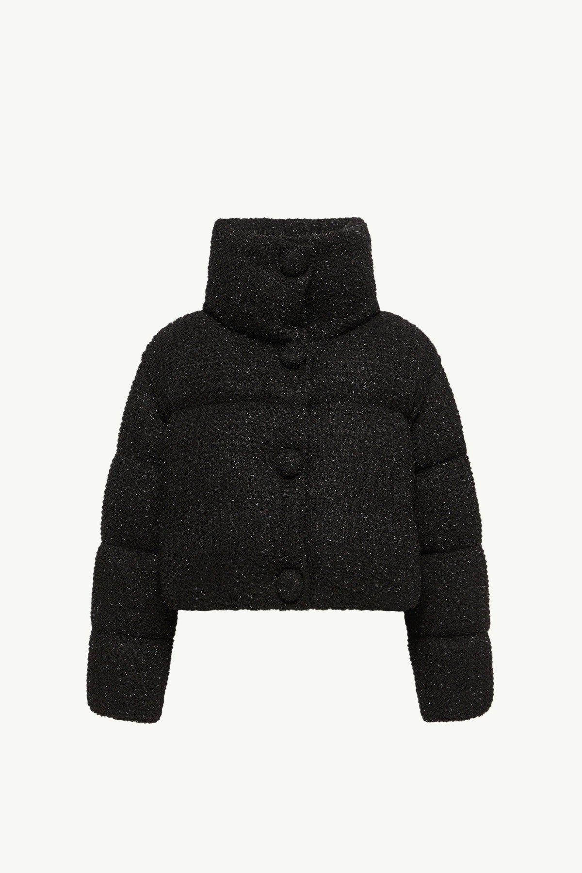 Doudoune courte en teddy Almée - Noir