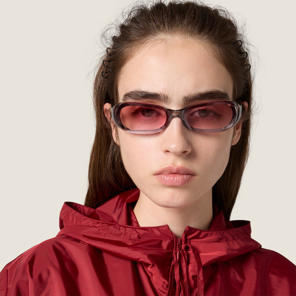 Coupe-vent en tissu technique - Rouge Rubis