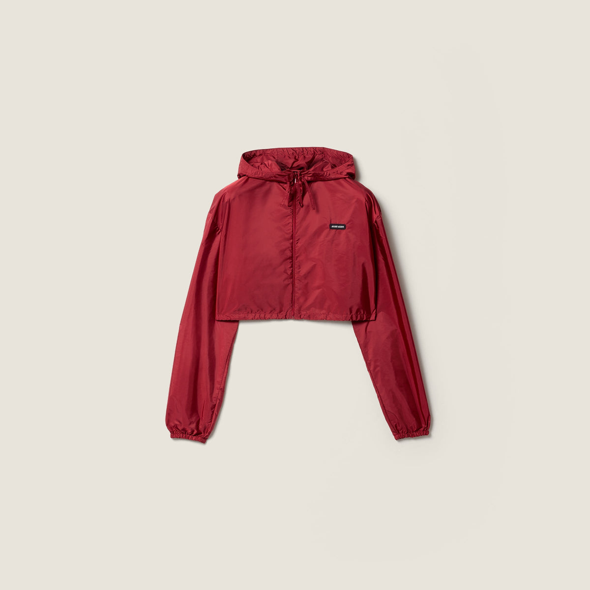 Coupe-vent en tissu technique - Rouge Rubis