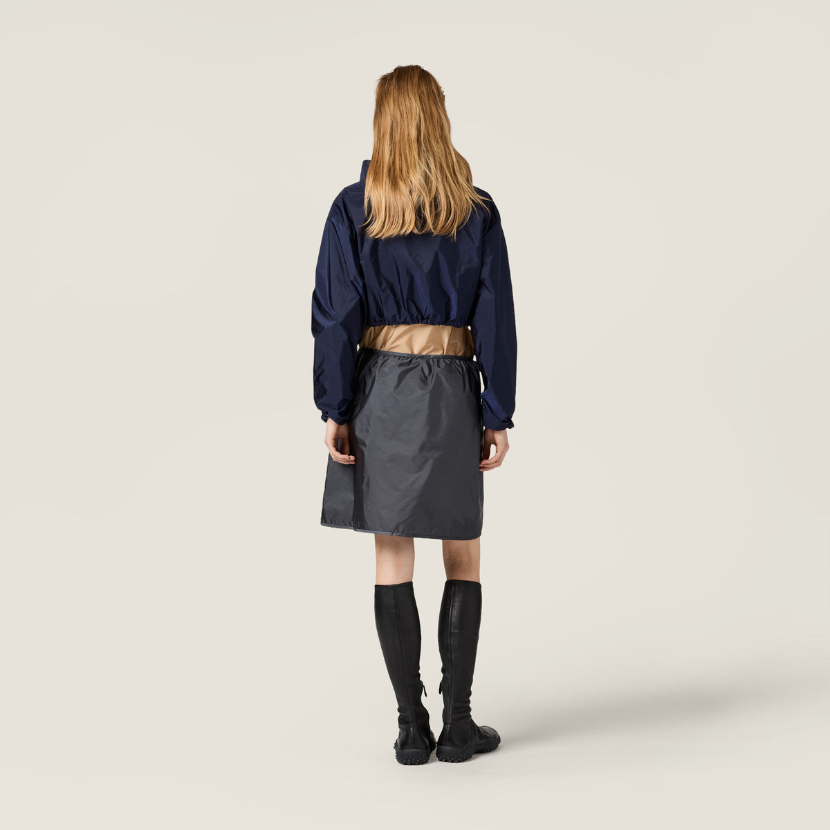 Coupe-vent en tissu technique - Bleu Cobalt