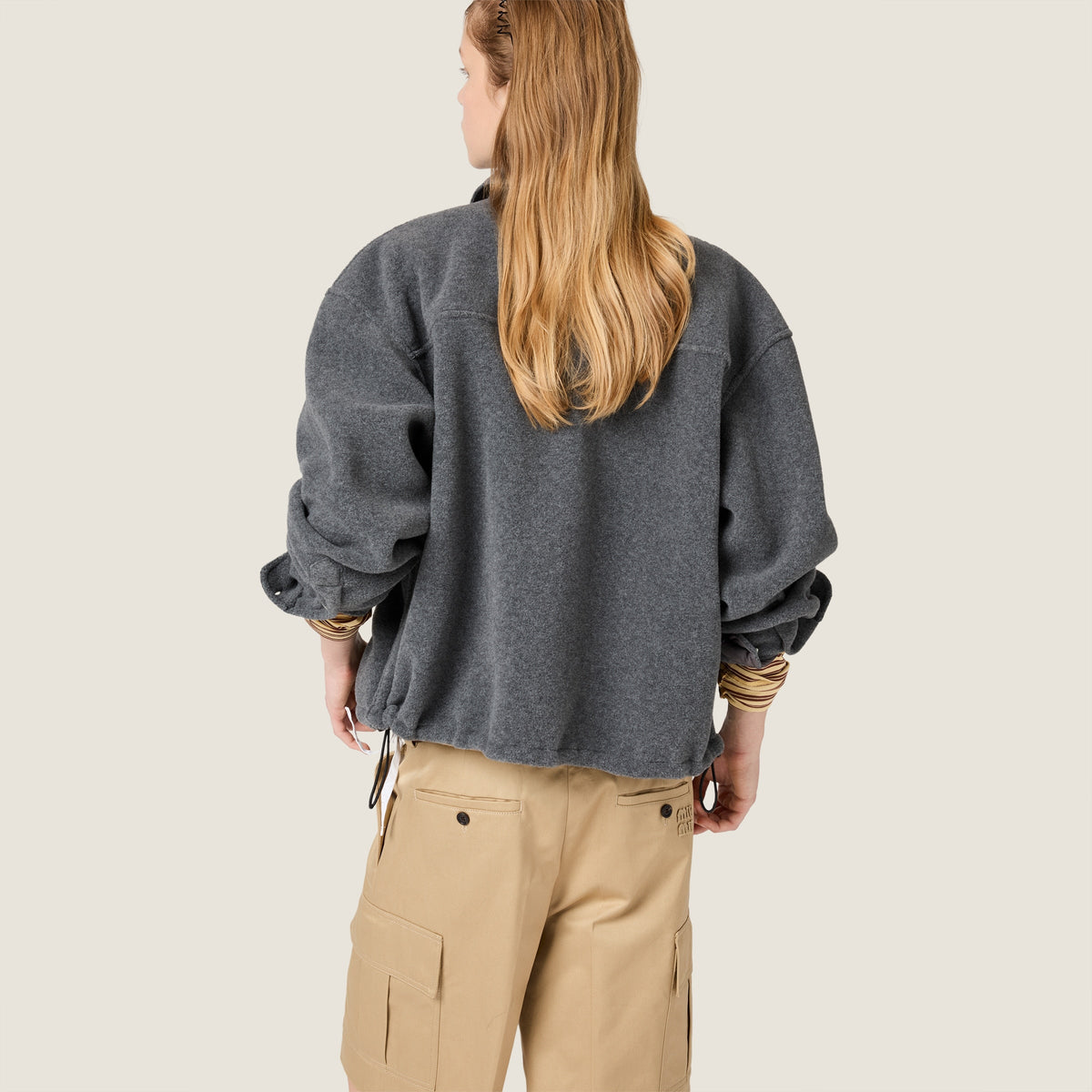 Blouson en polaire - Gris