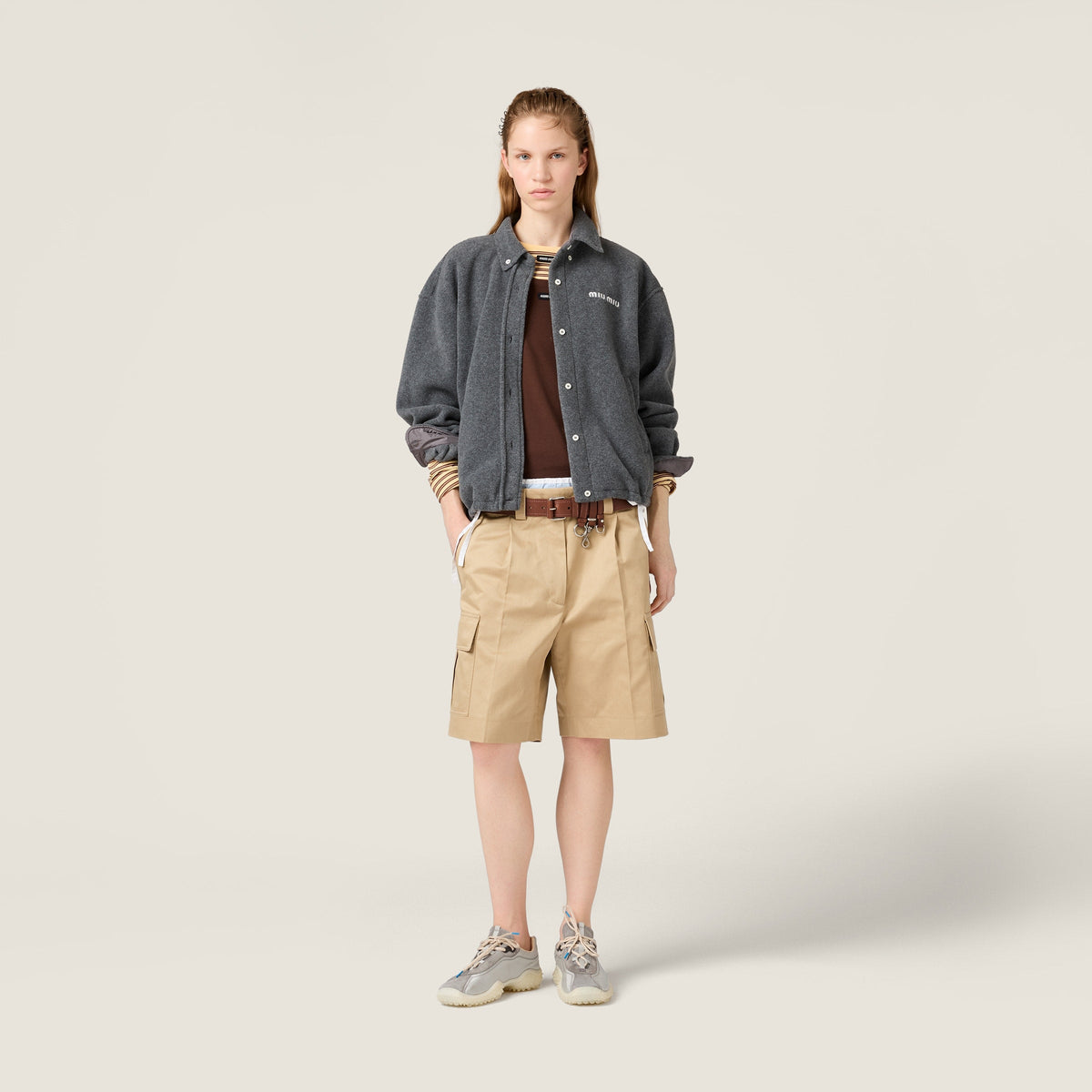 Blouson en polaire - Gris