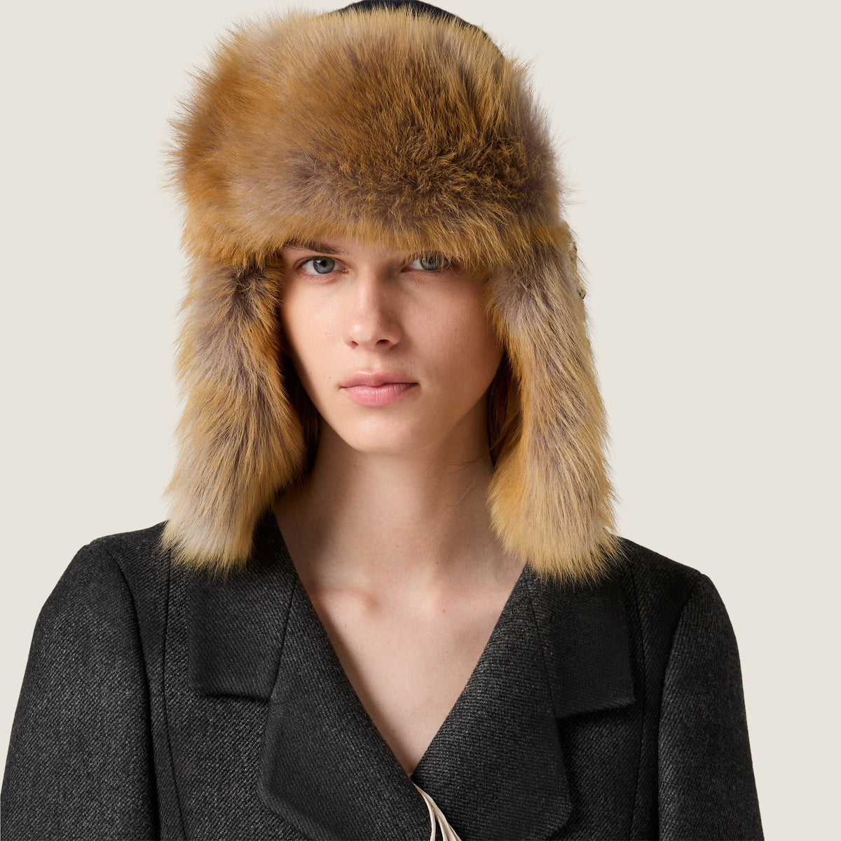 Veste en double boutonnage en double laine