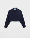 Blouson en popeline - Bleu