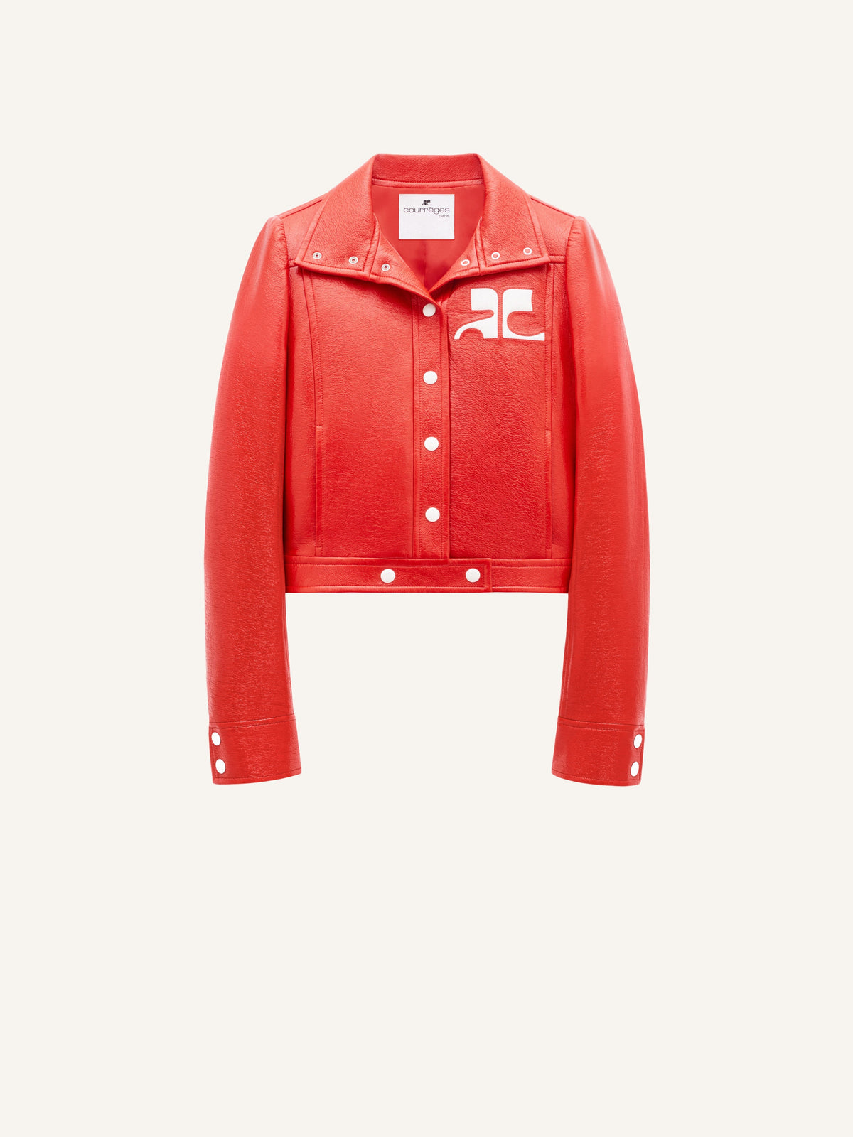 Veste réédition en vinyle - Rouge héritage - Rouge héritage