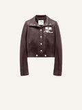 Veste réédition en vinyle - Bordeaux - Bordeaux