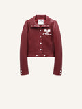 Veste réédition en vinyle - Rouge - Rouge