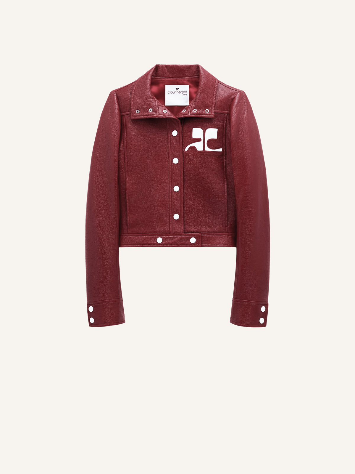 Veste réédition en vinyle - Rouge - Rouge