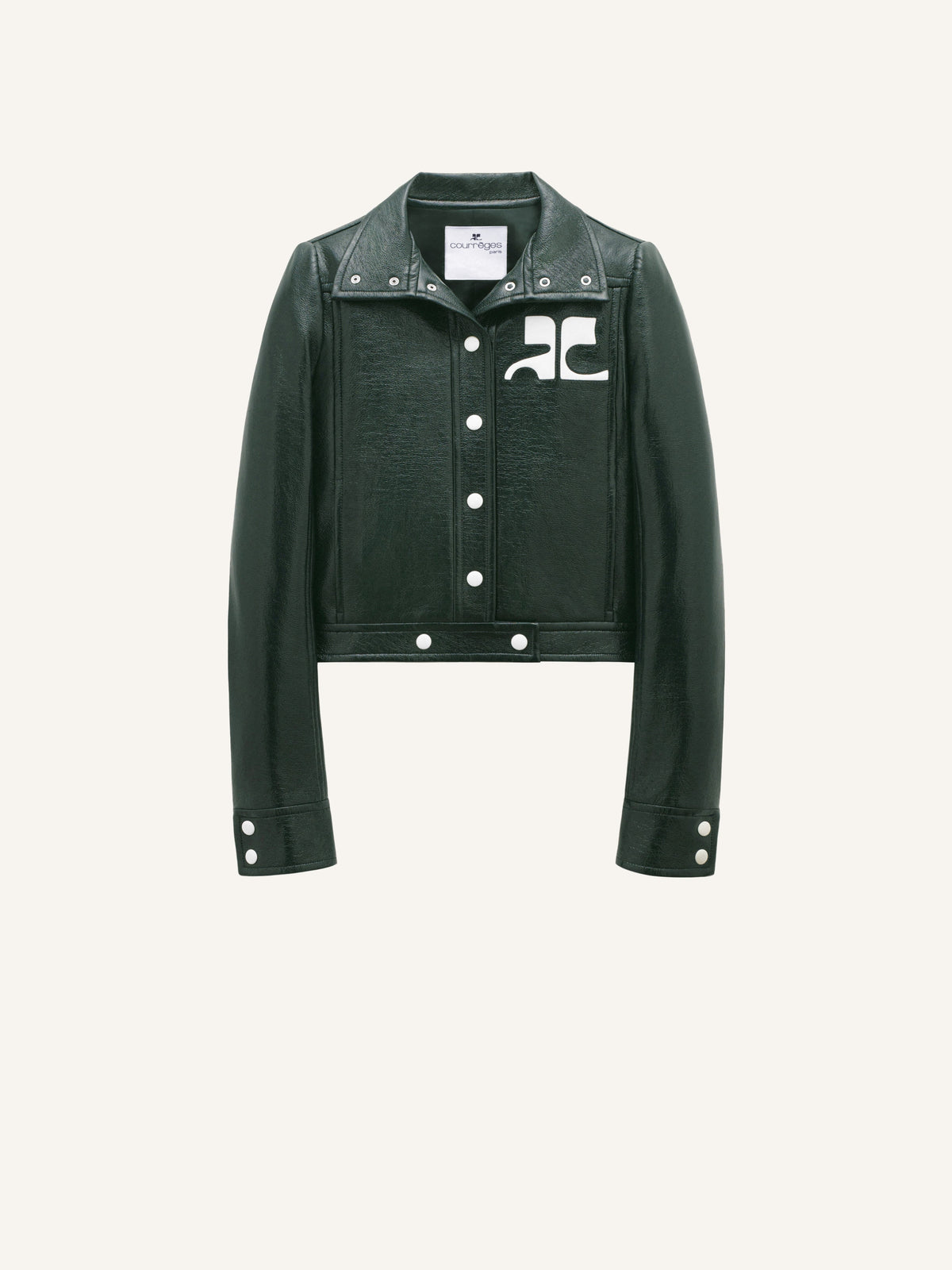 Veste réédition en vinyle - Vert foncé - Vert foncé