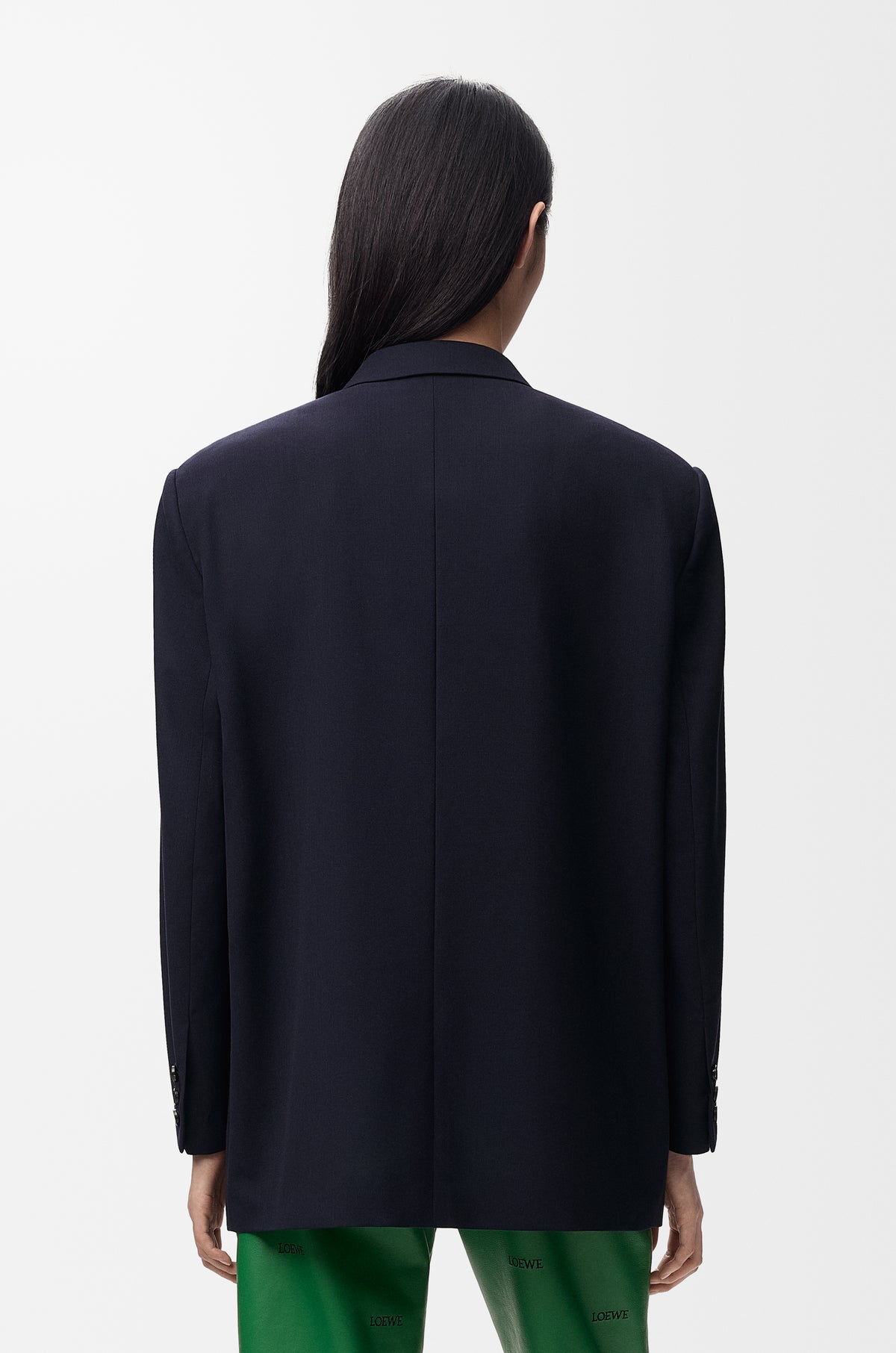 Veste en laine - Bleu marine