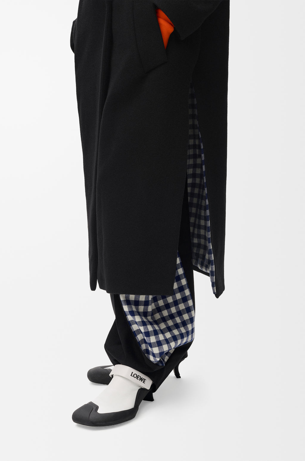 Manteau en laine et cachemire - Noir