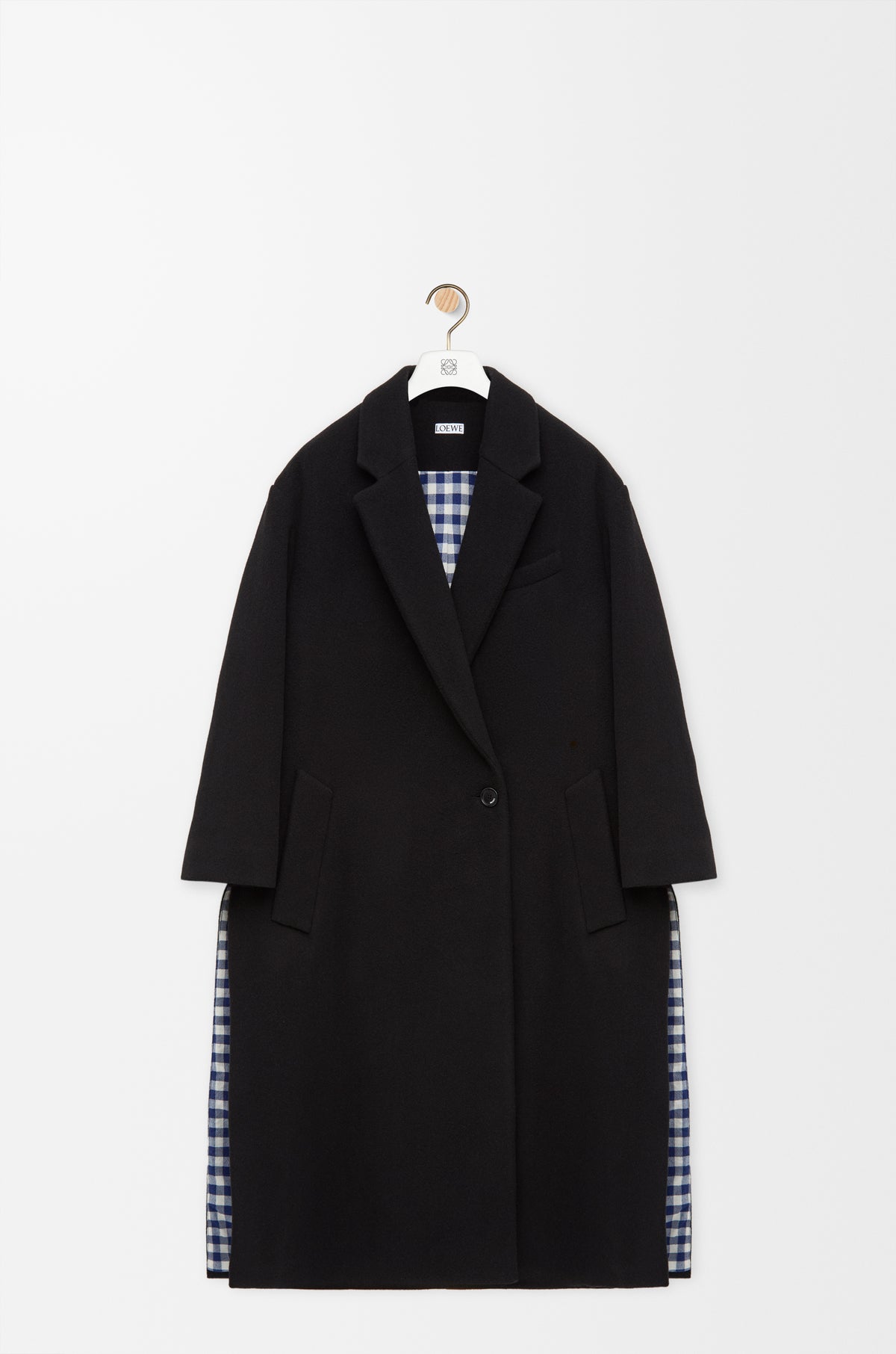 Manteau en laine et cachemire - Noir