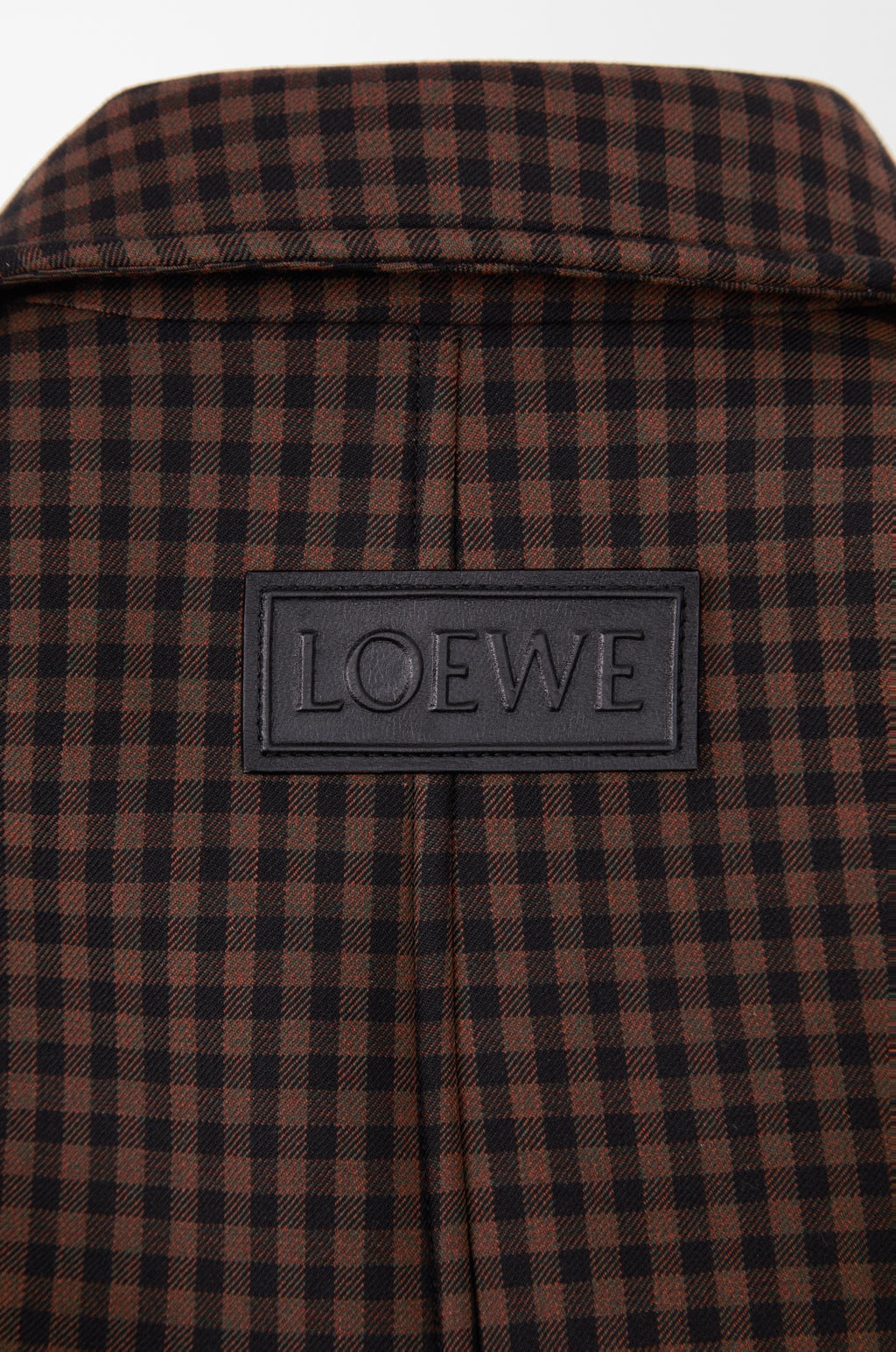 Veste à coulisse en laine - Marron/Noir