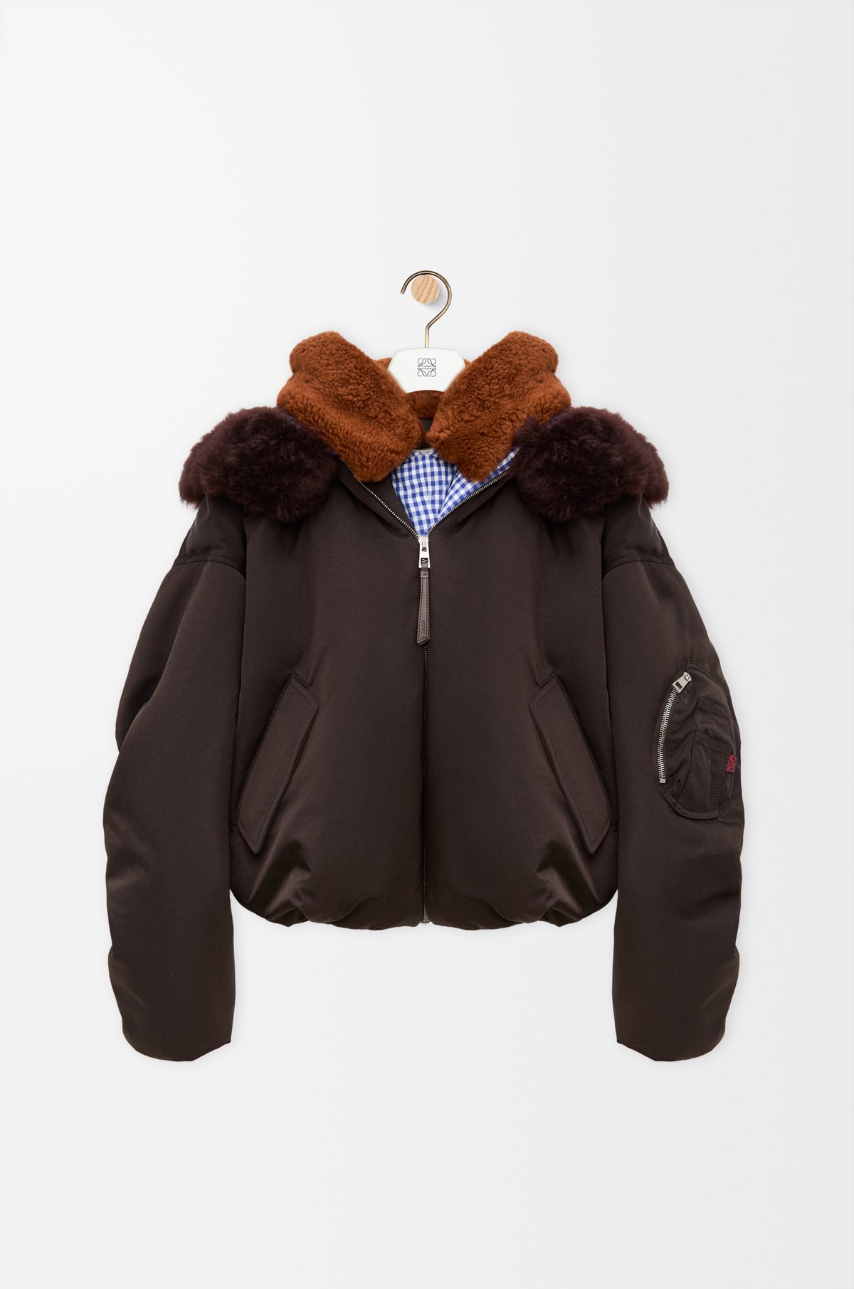 Bomber en tissu technique - Marron