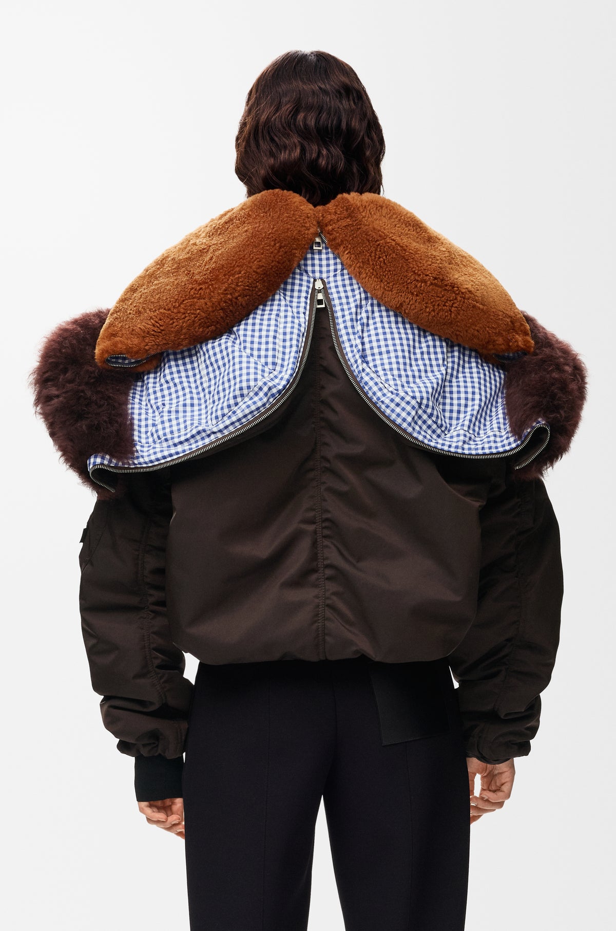 Bomber en tissu technique - Marron