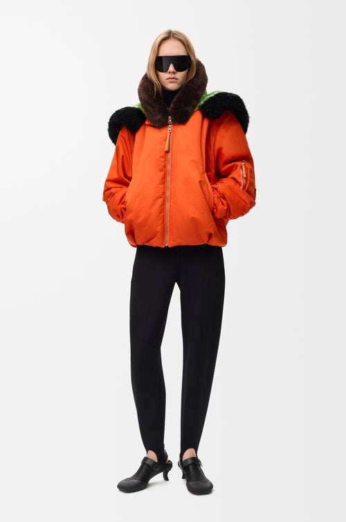 Bomber en tissu technique - Orange
