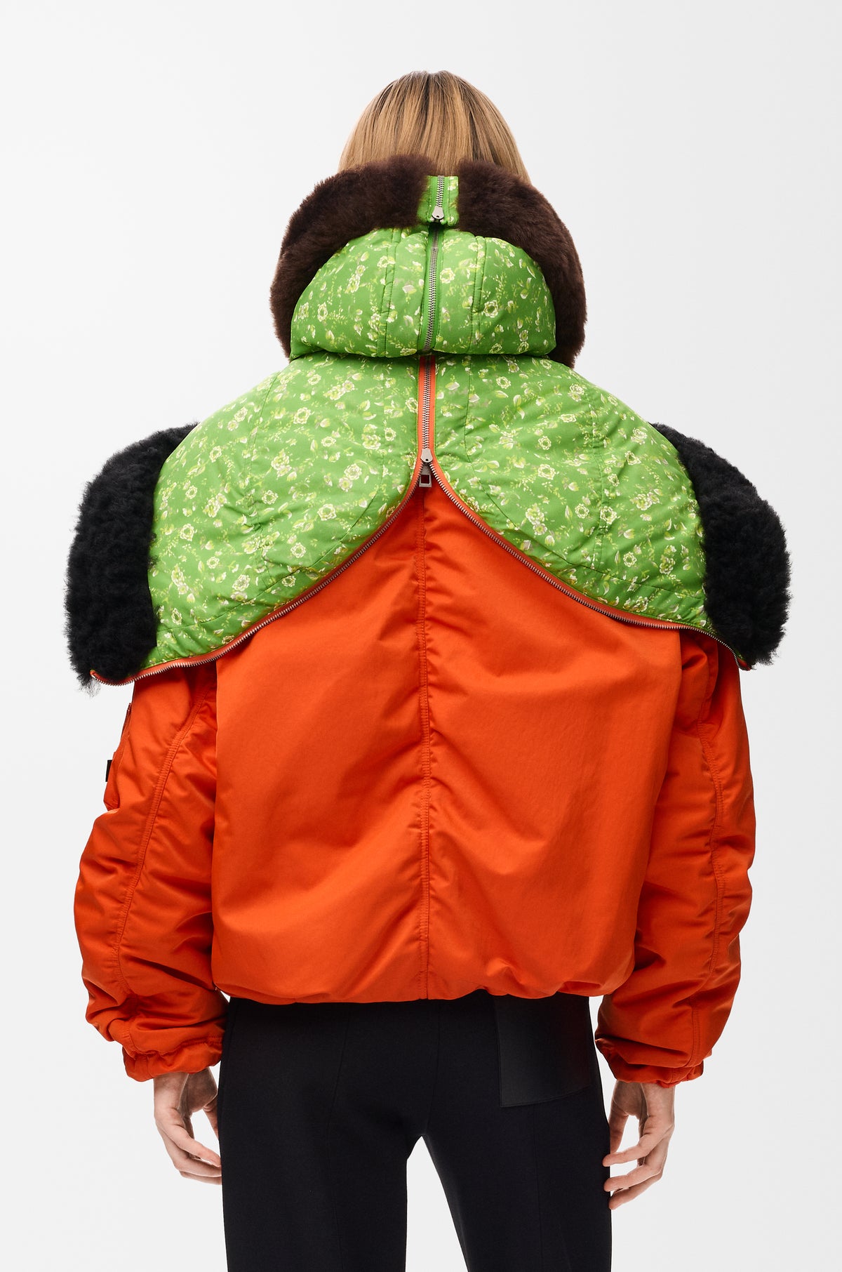Bomber en tissu technique - Orange