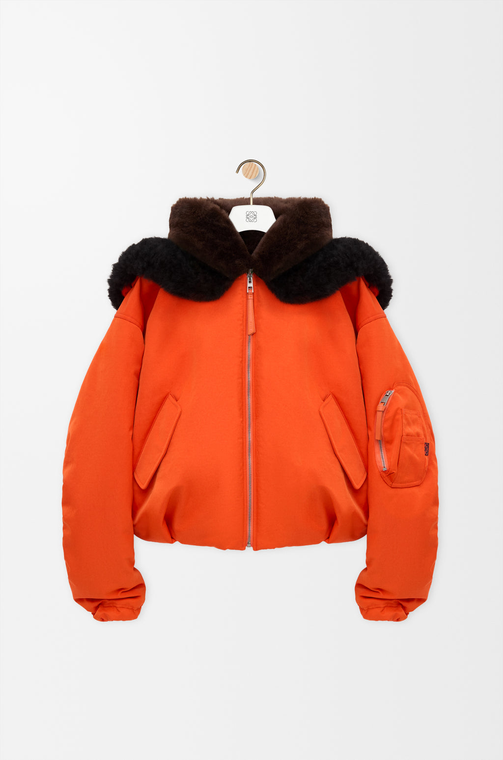 Bomber en tissu technique - Orange