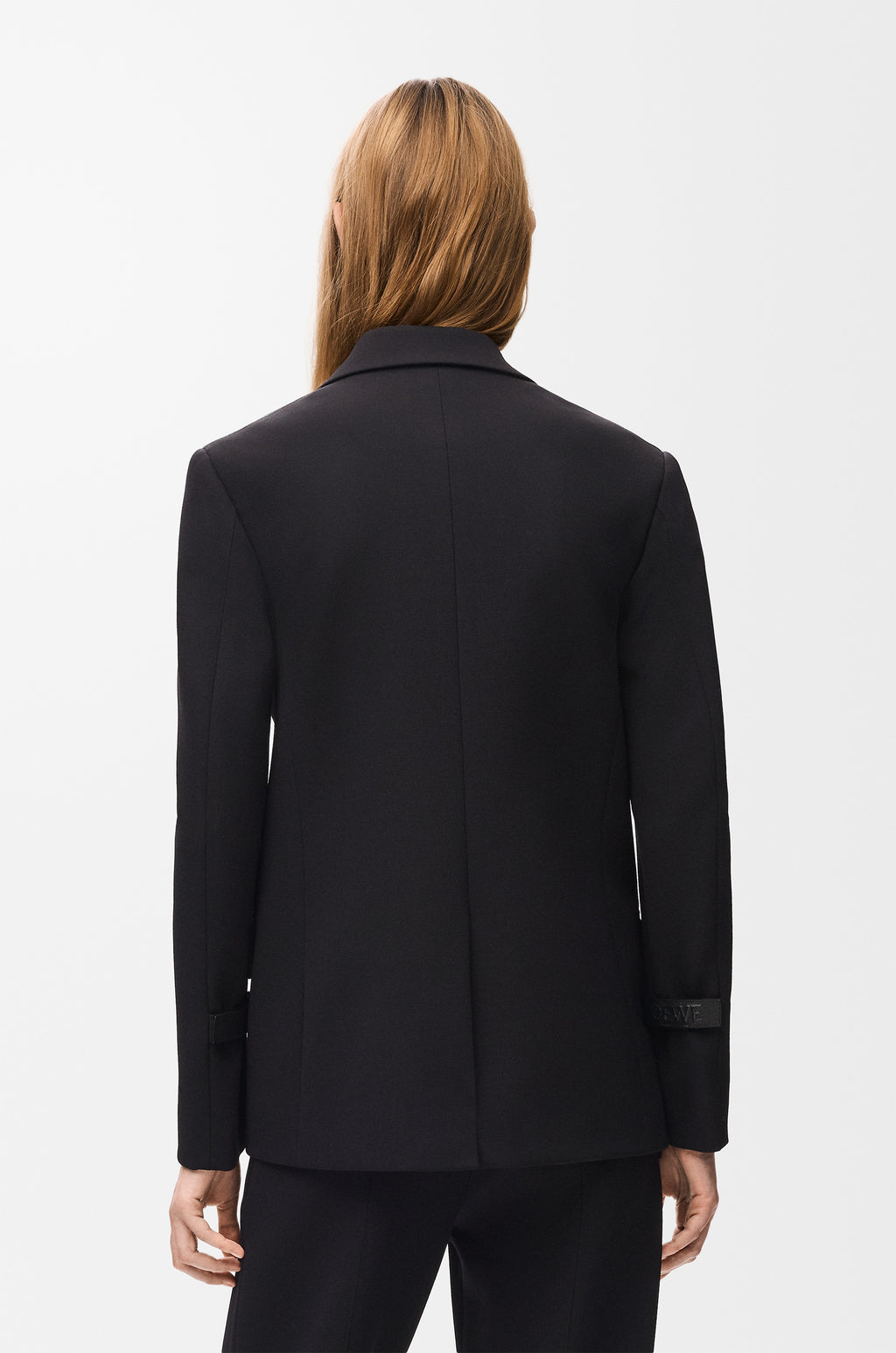 Veste en laine mélangée stretch - Noir