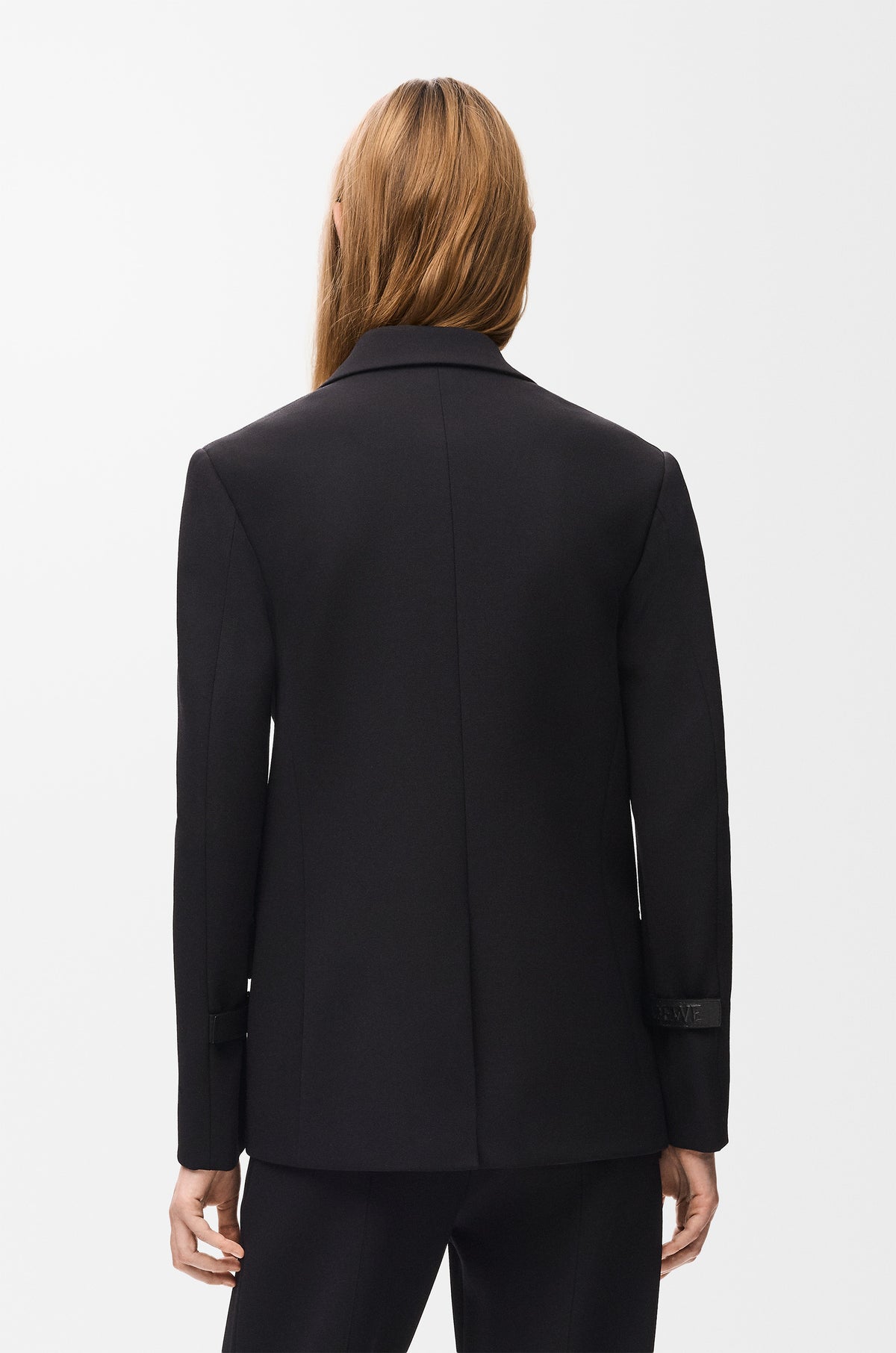 Veste en laine mélangée stretch - Noir