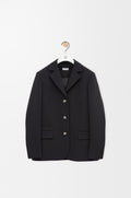 Veste en laine mélangée stretch - Noir