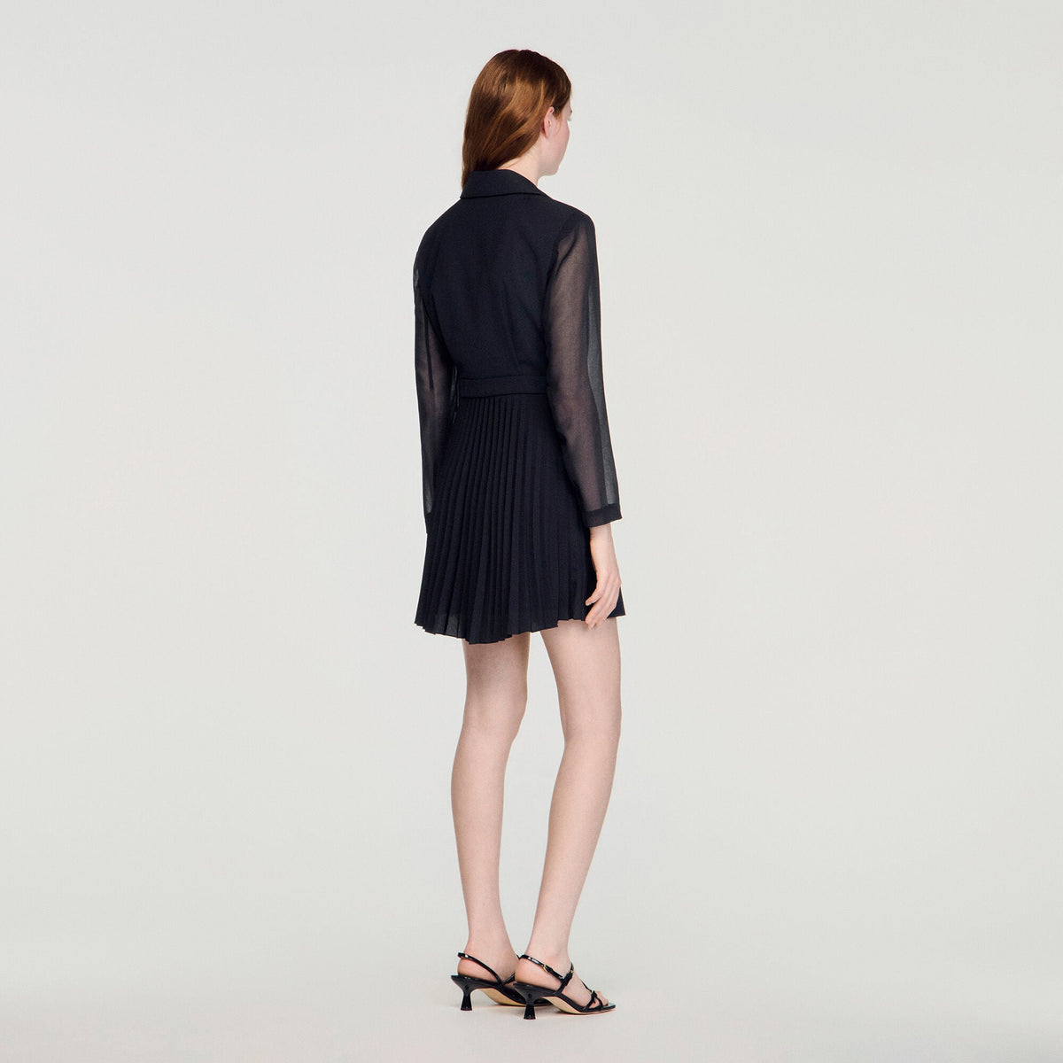 Robe portefeuille - Noir