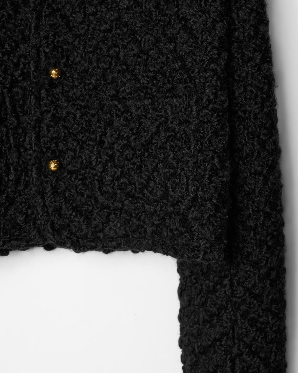 Veste icône laine - Noir