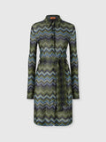 Robe chemisier midi en viscose